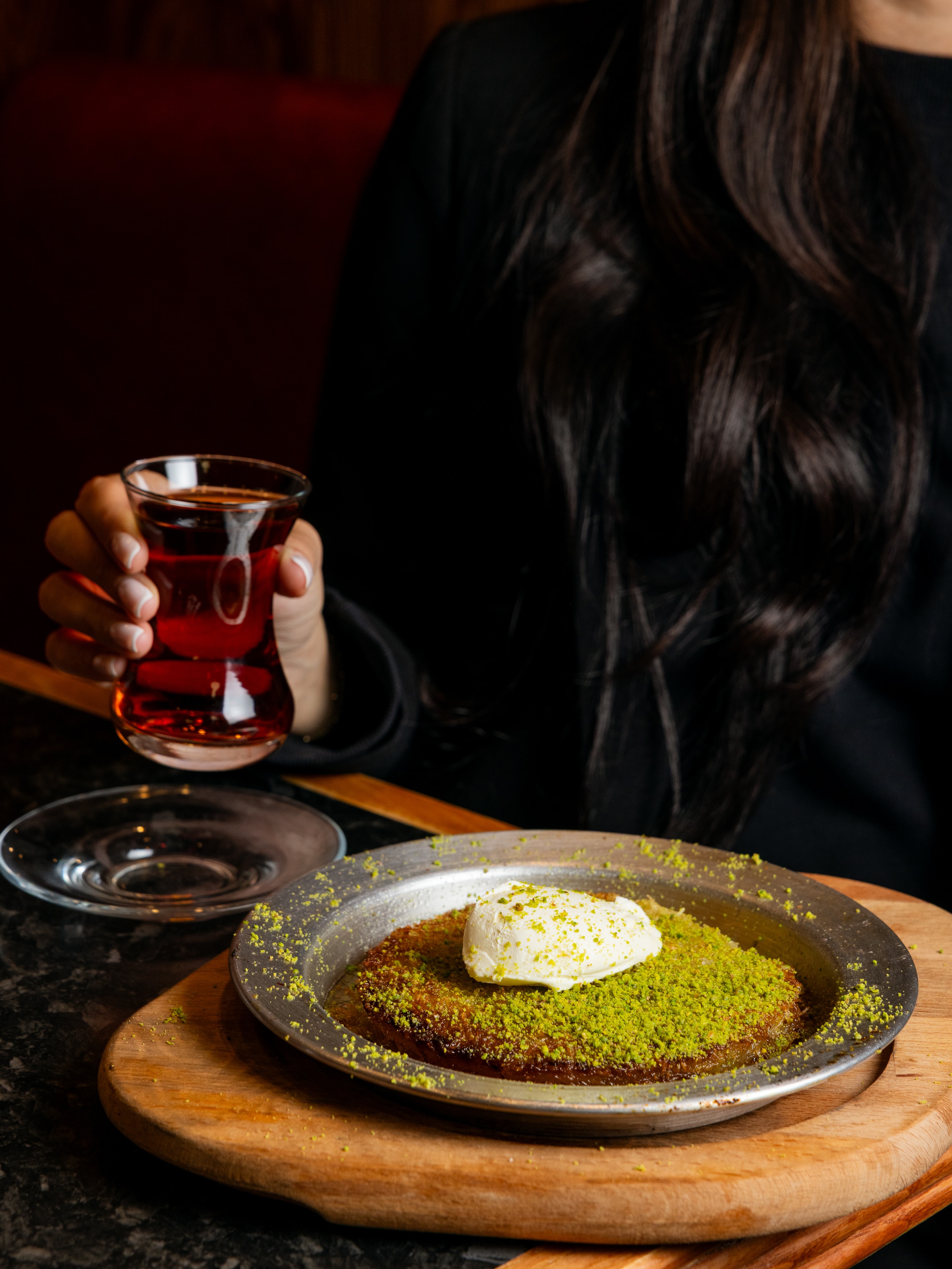 Guests dining together at Sumac & Saffron